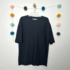 Zara Oversized Black Tee